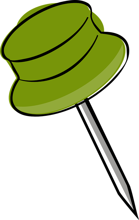 Tag Cliparts 22, - Chincheta Dibujo (455x720)