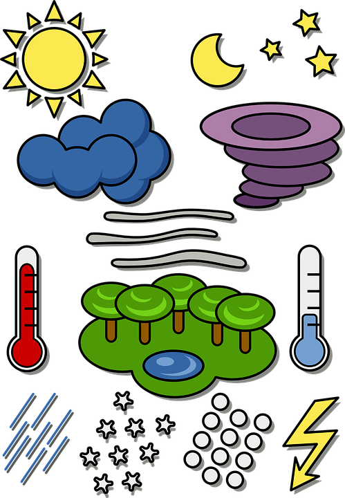 Brain Power Cliparts 15, Buy Clip Art - Weather Chart (499x720)