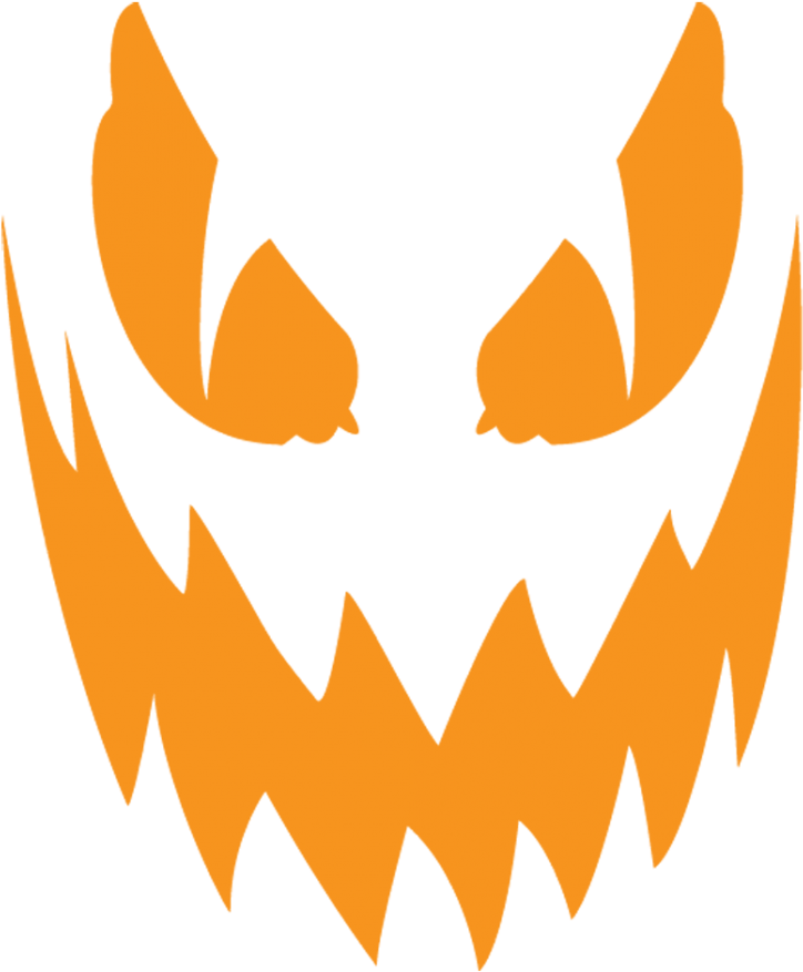 Creepy Clipart Jack O Lantern - Jack O Lantern Patterns (933x933)