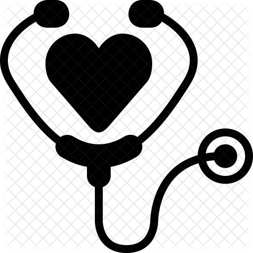 Stethoscope Icon - Png Of Stethoscope Heart (512x512)