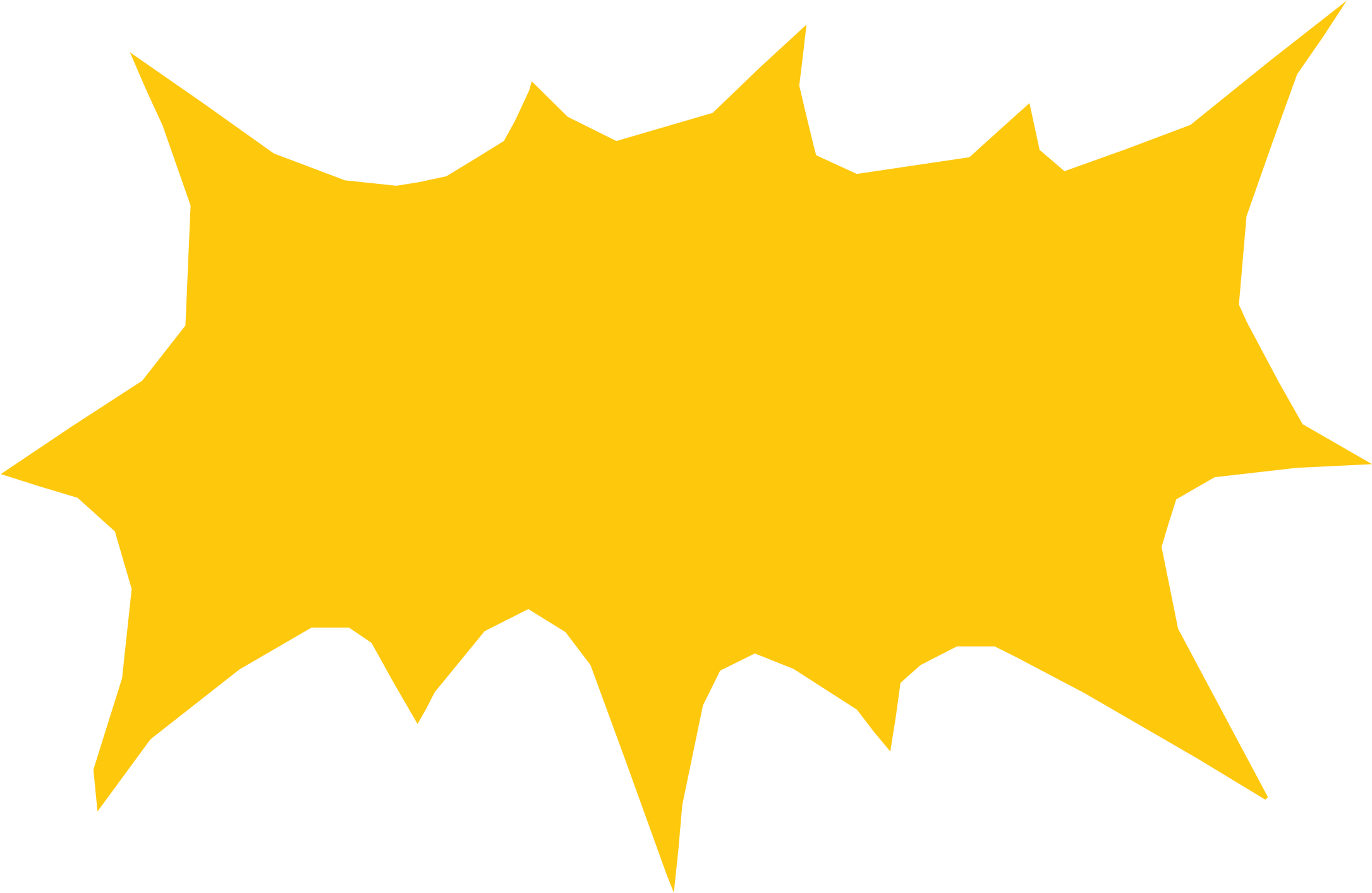 Clipart Burst - 말풍선 Png (2400x1507)