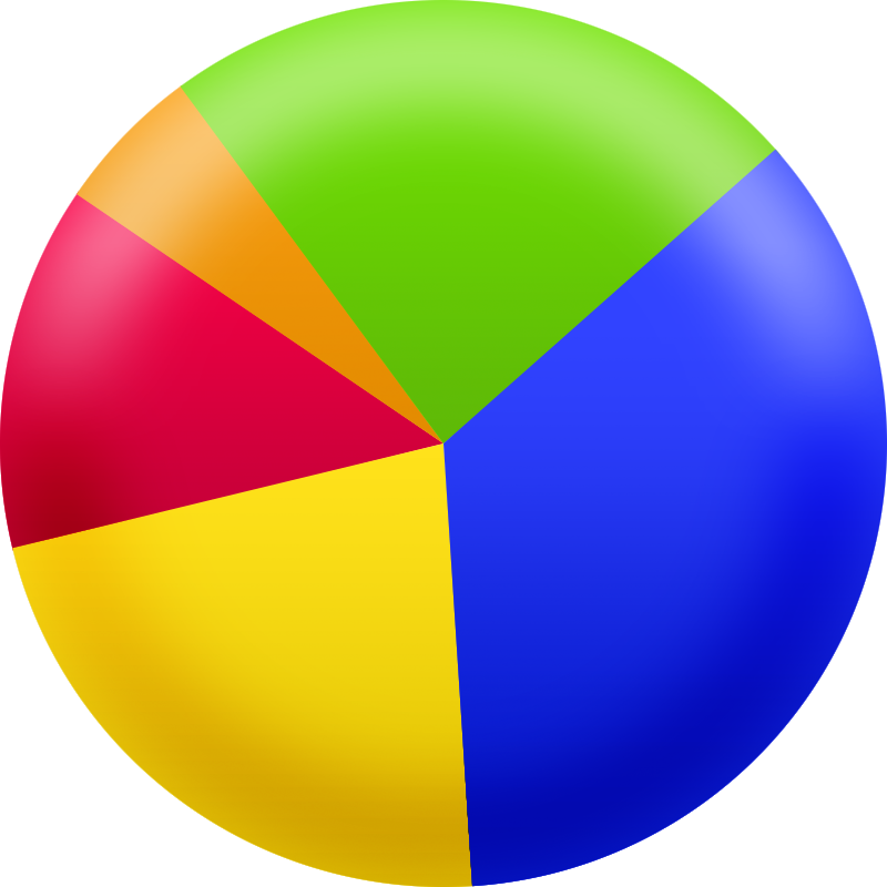 Segment - Pie Chart Logo Transparent (800x800)
