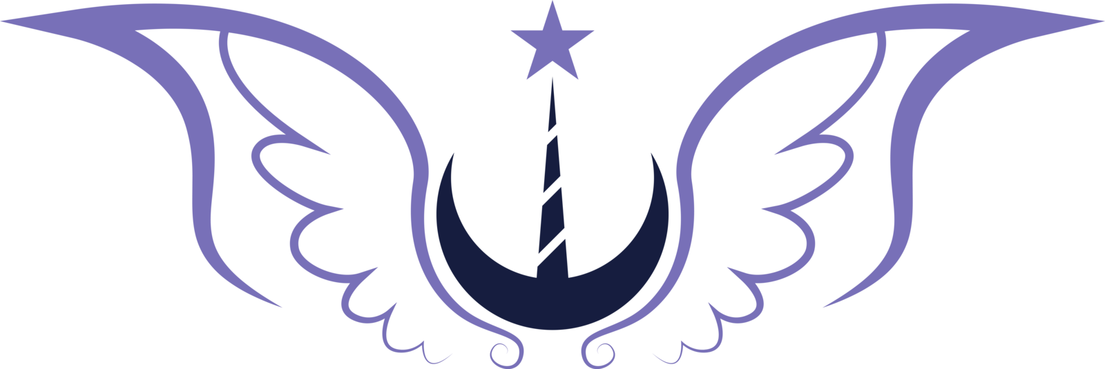 New Lunar Republic Emblem [vip] By Emkay-mlp - Emblem (1600x535)