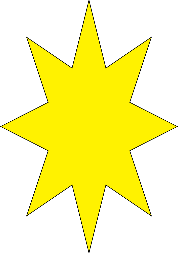 Star Bubble Cliparts 2, Buy Clip Art - 8 Point Star Png (720x1023)