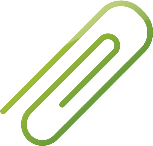 Web 2 Green Paper Clip 6 Icon - Web 2 Green Paper Clip 6 Icon (512x512)
