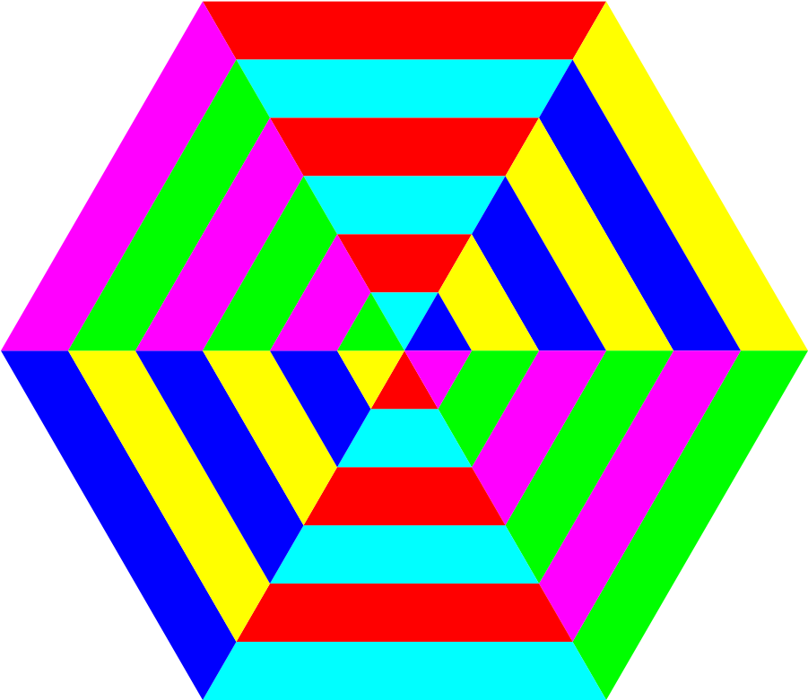 Hexgon Triangle Stripes Clip Art - Clip Art (900x900)