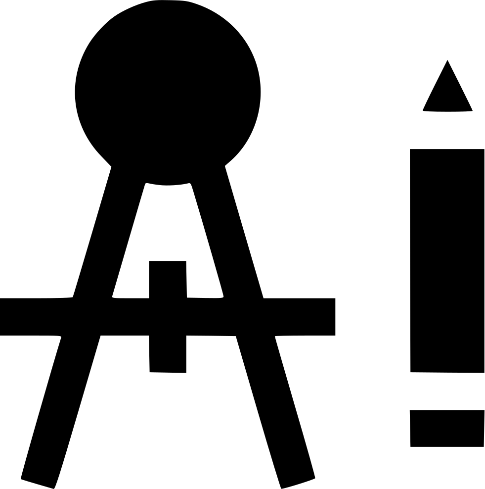 Compass Pen Pencil Graphic Design Shape Comments - Graphic Design (1024x1024)