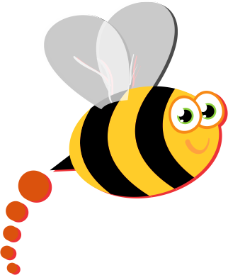 Alguns De Nossos Temas - Abelhinha Da Luna Png (322x388)