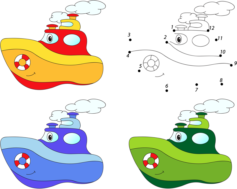 Cartoon Ship Illustration - Cartoon Ship Illustration (800x637)