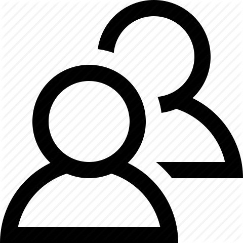 Friends Icon Png White (512x512)