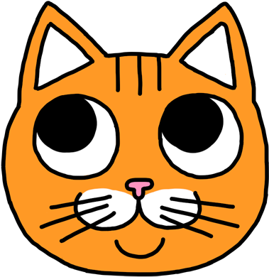 Orange Cat Stickers Messages Sticker-0 - Orange Cat Png Clipart Transparent (408x408)