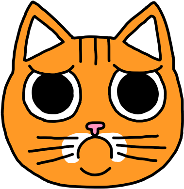 Orange Cat Stickers Messages Sticker-6 - Orange Cat Png Clipart Transparent (408x408)