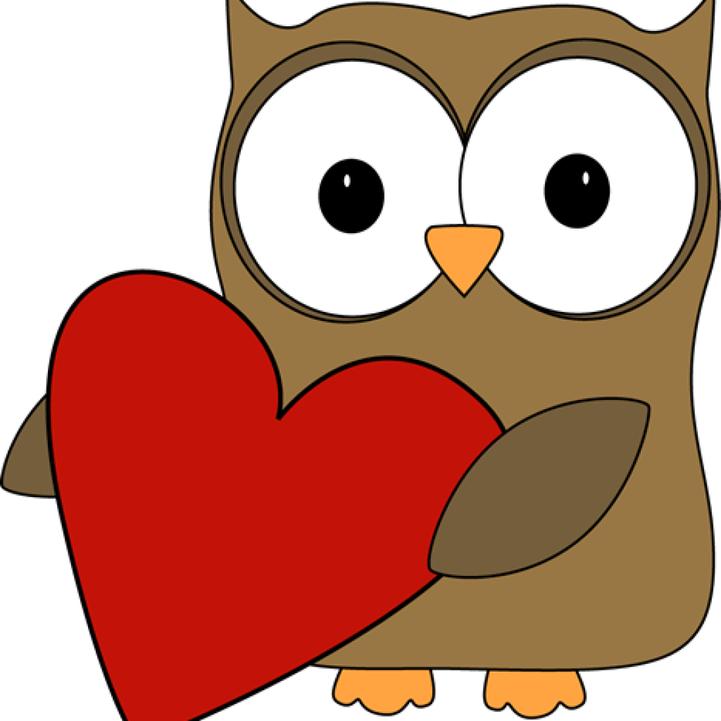 Valentine Clip Art Valentines Day Clip Art Valentines - Heart Owl Clipart (1024x1024)