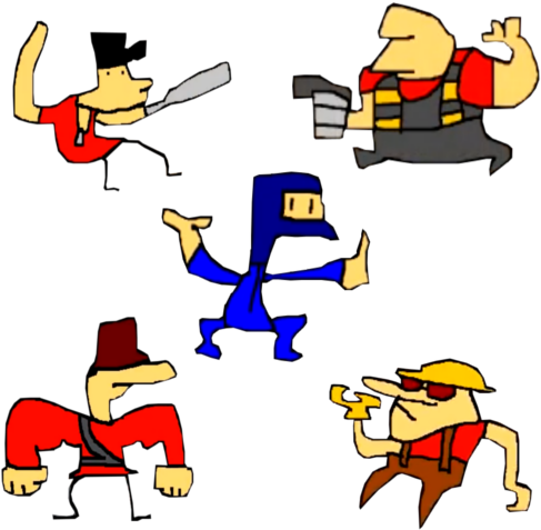 The New Tf2 Cartoon Spray Pack - Tf2 Cartoon (512x512)