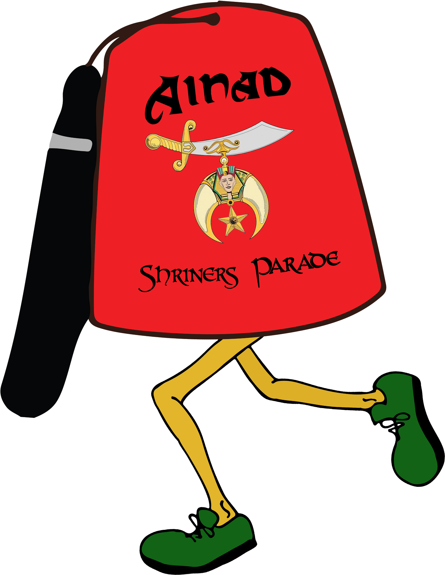 Belleville Shriners Parade 5k - Bring Back The Hot Sands Greeting Card (2560x2560)