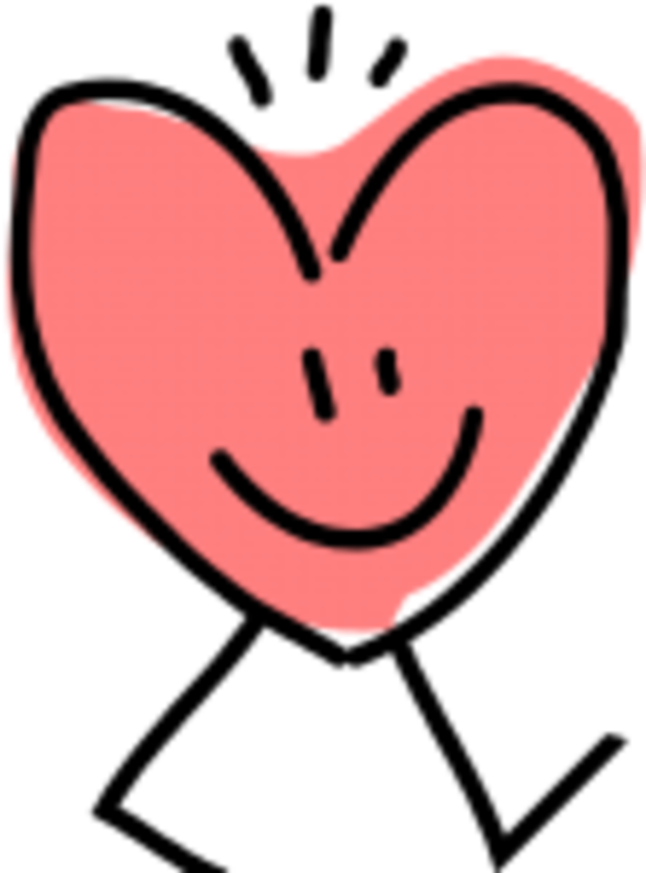 Happy Heart Clipart (592x800)