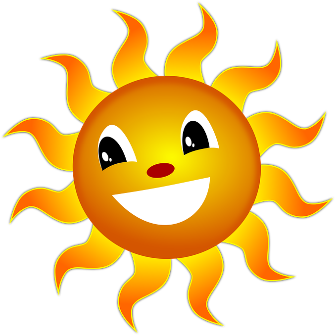 Sun Images Cartoon 9, Buy Clip Art - Warm Weather (720x720)