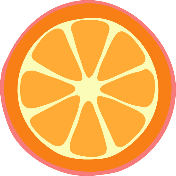 Newest Orange Clip Art - Green Clip Art Vector (600x599)
