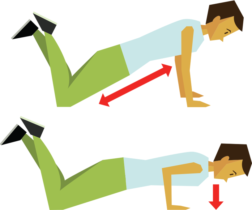 Modified Pushup - Push-up (815x679)