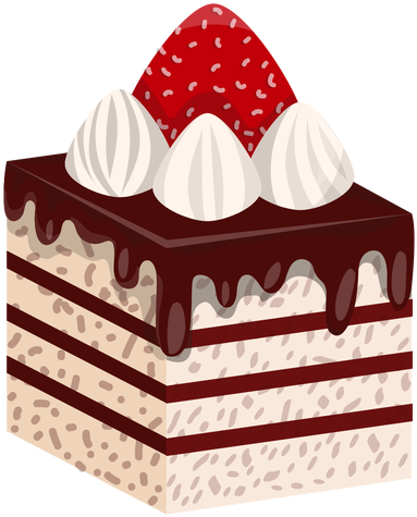 Cake Slice With Strawberry - Cake Slice Png (512x512)