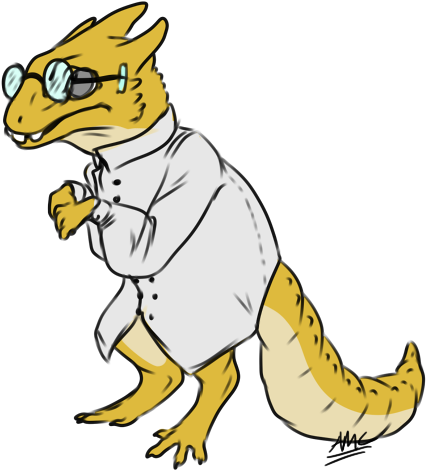 I Cant Quite Hash Out How I Want Alphys To Look - I Cant Quite Hash Out How I Want Alphys To Look (500x489)