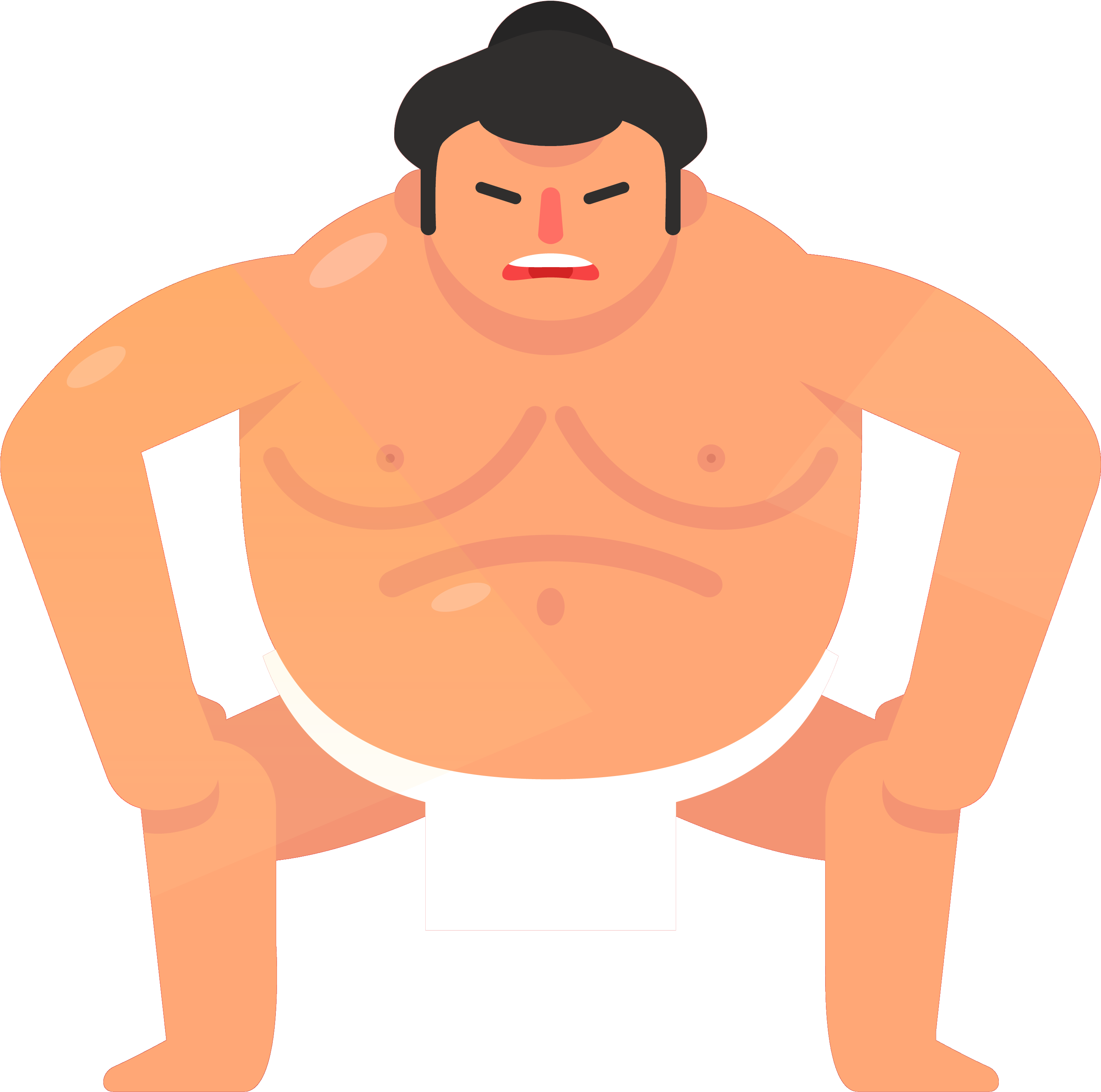 Sumo Wrestling Cartoon Clip Art - Sumo Wrestler Png (3095x3113)