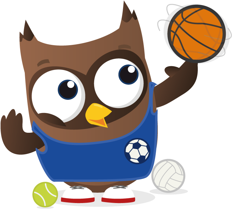 All About Me - Owl Playing Clipart (1000x842)