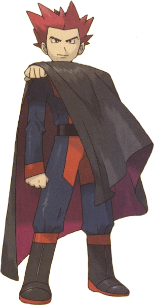 #firered Leafgreen Lance From The Official Artwork - Pokemon Lance (304x600)