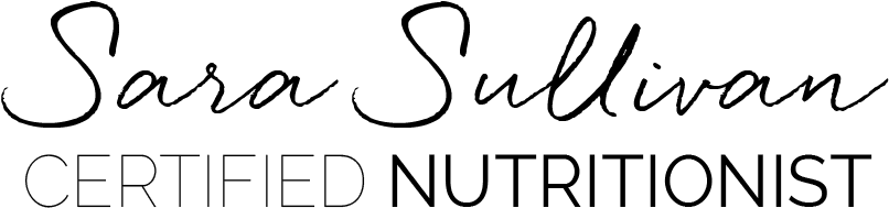 Sara Sullivan Certified Nutritionist - Calligraphy (805x209)