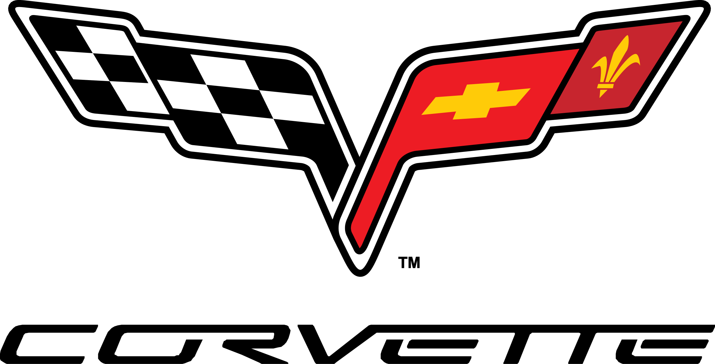 Corvette C6 - Sports Car Logos (2329x1186)
