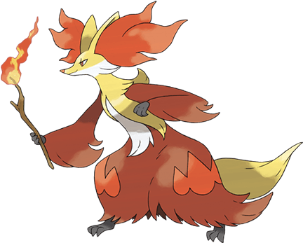 #delphox From The Official Artwork Set For #pokemon - Dell Fox Pokemon (431x431)