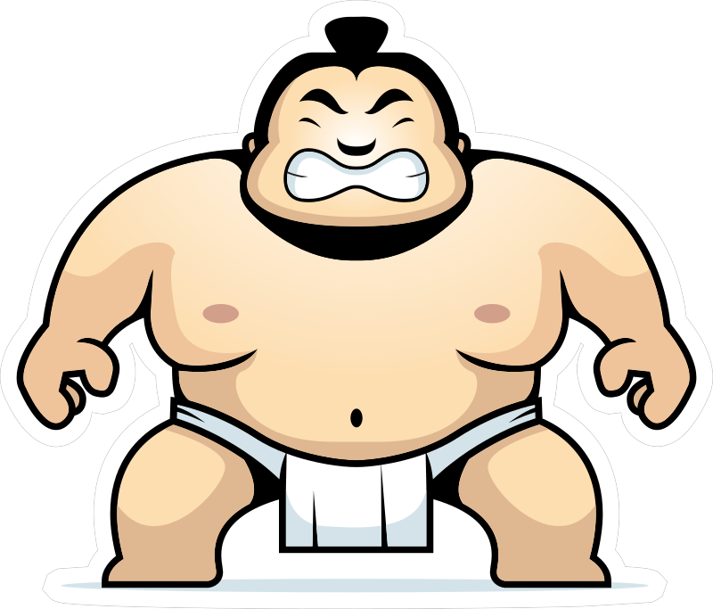 Sumo Wrestler Clip Art (800x683)