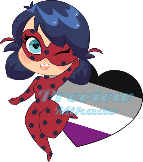 Asexual Ladybug, Because All Your Faves Are Ace Brace - Cartoon (500x566)