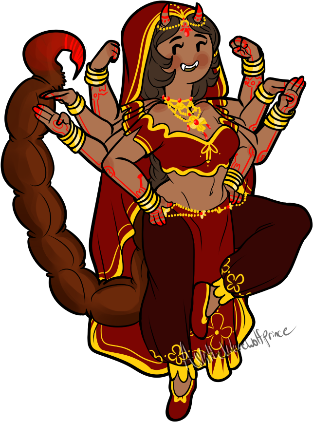 Scorpion Princess By Askthewerewolfprince - Scorpion (727x915)