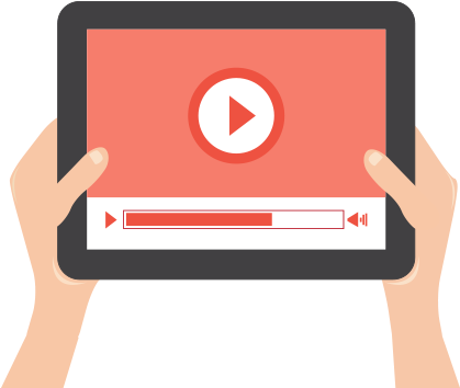 Watch Clipart Glance - Digital Pre Roll Clip Art (457x580)