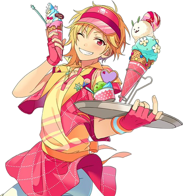 Nazuna Nito Full Render Bloomed - Ensemble Stars Ice Cream (628x672)
