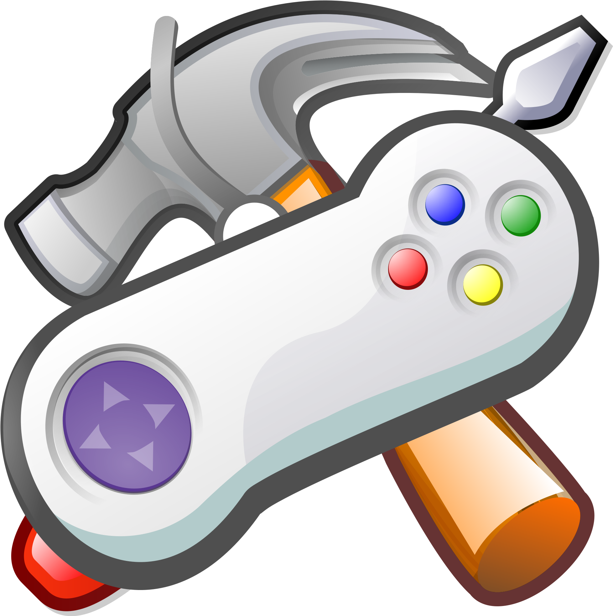 Open - Video Game Controller Clip Art (2000x2000)