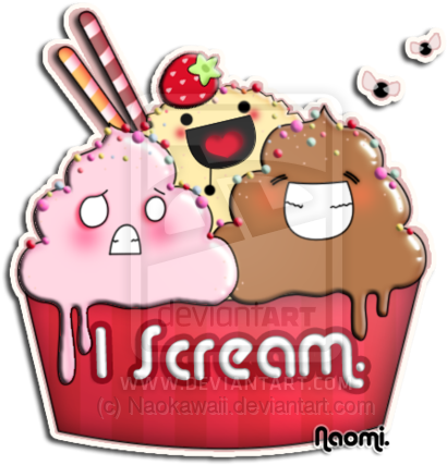 Cute Ice Cream Wallpaper Cute Ice Cream Tasty Cute - Ice Cream (600x521)