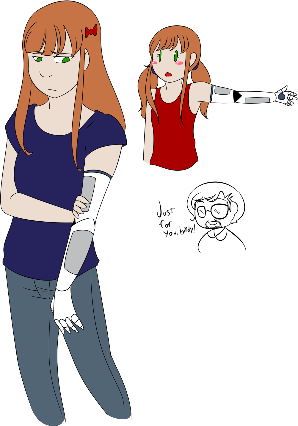 Artworkafton Prosthetics - Ice Cream Girl Fnaf (1002x1432)