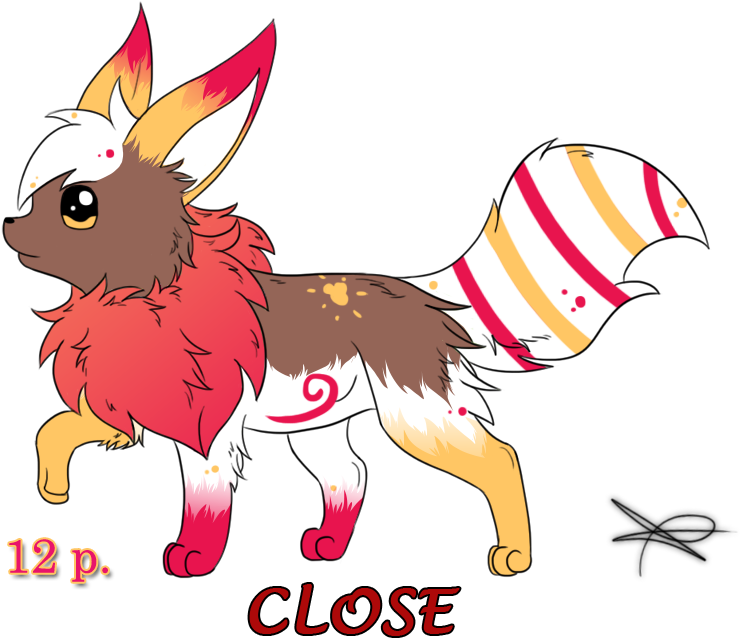 Eevee Ice Cream Design Close By Evoli Niceli Adopts - Cartoon (791x657)