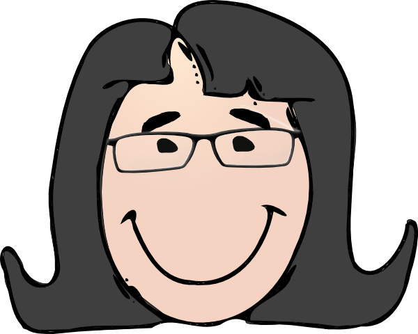Free Clipart Of Short Grey Hair (600x480)