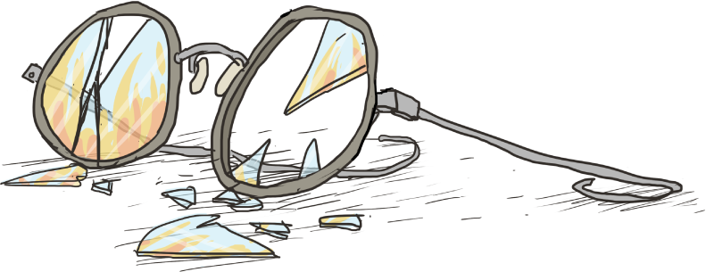 The Glasses - Lord Of The Flies The Shell (791x305)