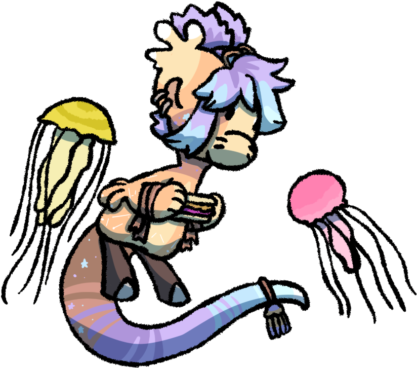 Bagbean Gift- Peanut Butter Jellyfish Sandwich By Minidragonfly - Cartoon (850x750)