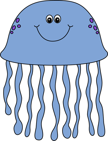 Jellyfish - Cartoon Pictures Of Jellyfish (420x550)