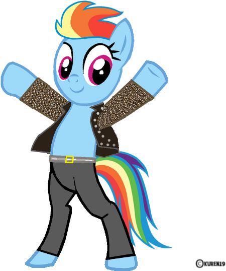 Okurenis Rainbow Dash Applejack Pony Vertebrate Cartoon - Illustration (555x677)