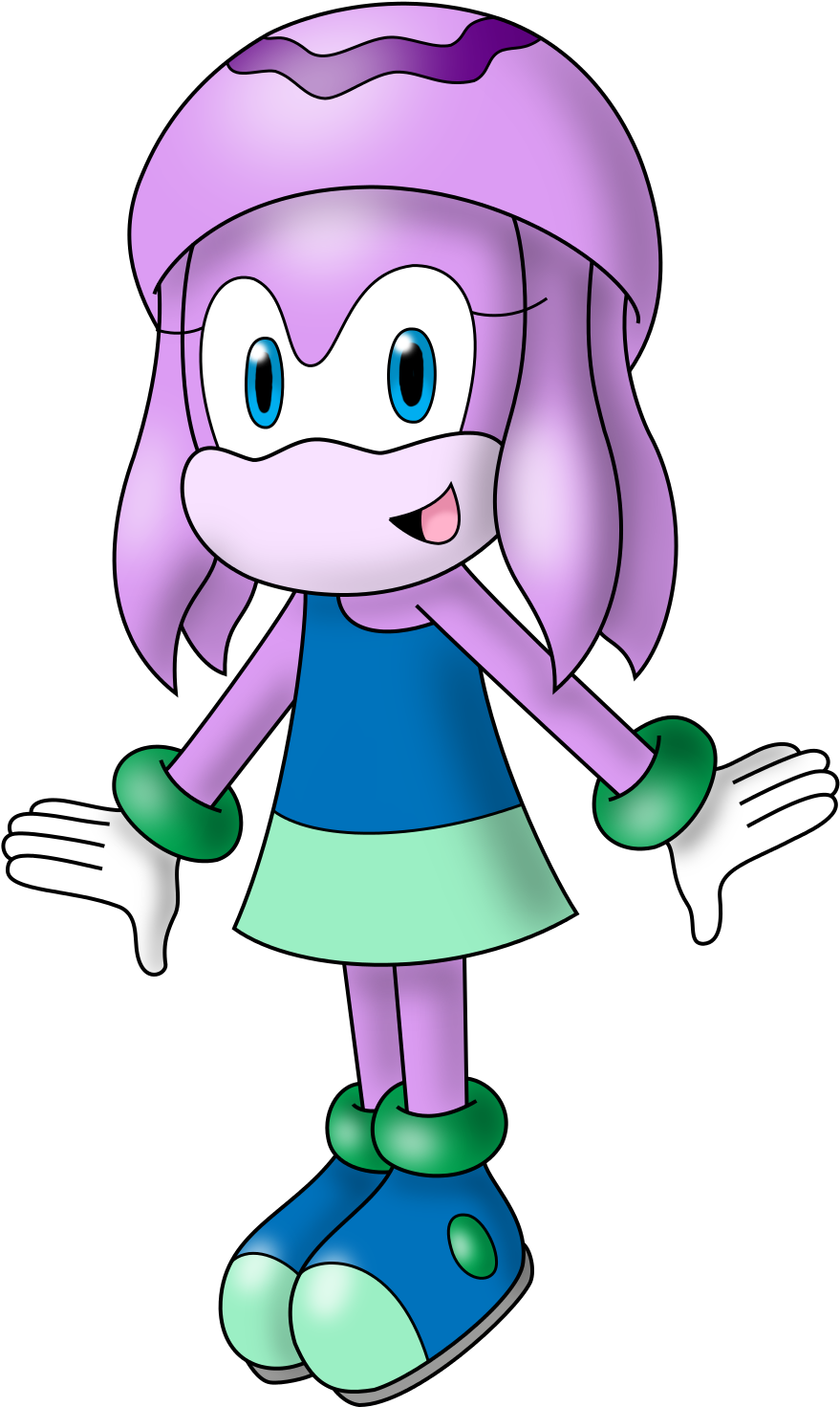 Sonic Oc - Sonic Jellyfish Oc (937x1542)