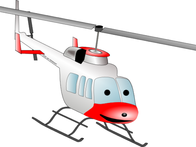 Helicopter Clipart Comic - Helicopter Clip Art (640x480)