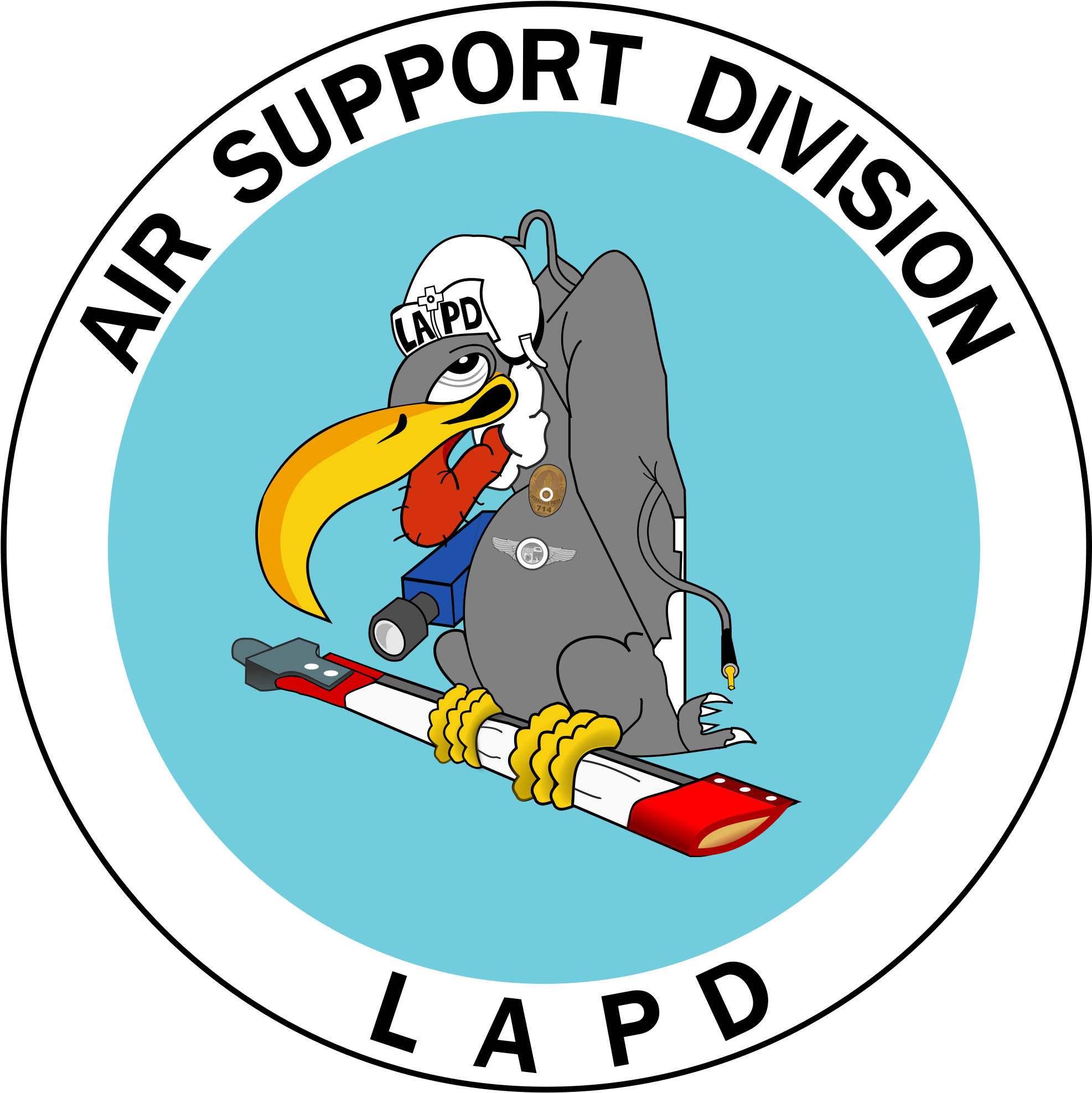 Seal Of The Lapd Air Support Division - Lapd Air Support Division (2000x2000)