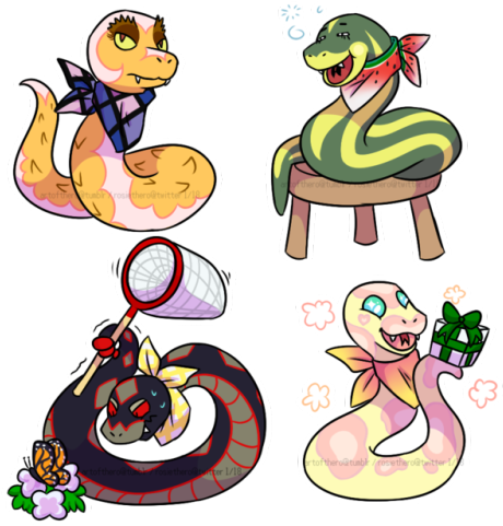 Animal Crossing Snake Villager (500x500)