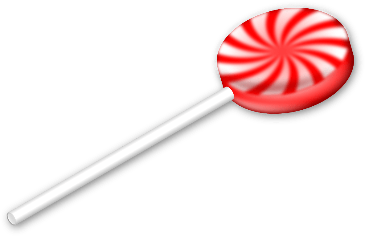 Striped Lollipop Cliparts - Lollipop With Transparent Background (2000x1273)